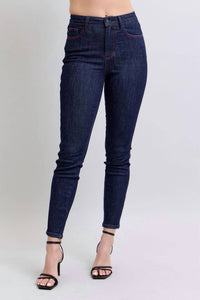 Judy Blue - High Waist Heart Shaped Pocket Skinny Jean
