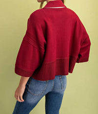 Gigio - V Neck Collared Sweater