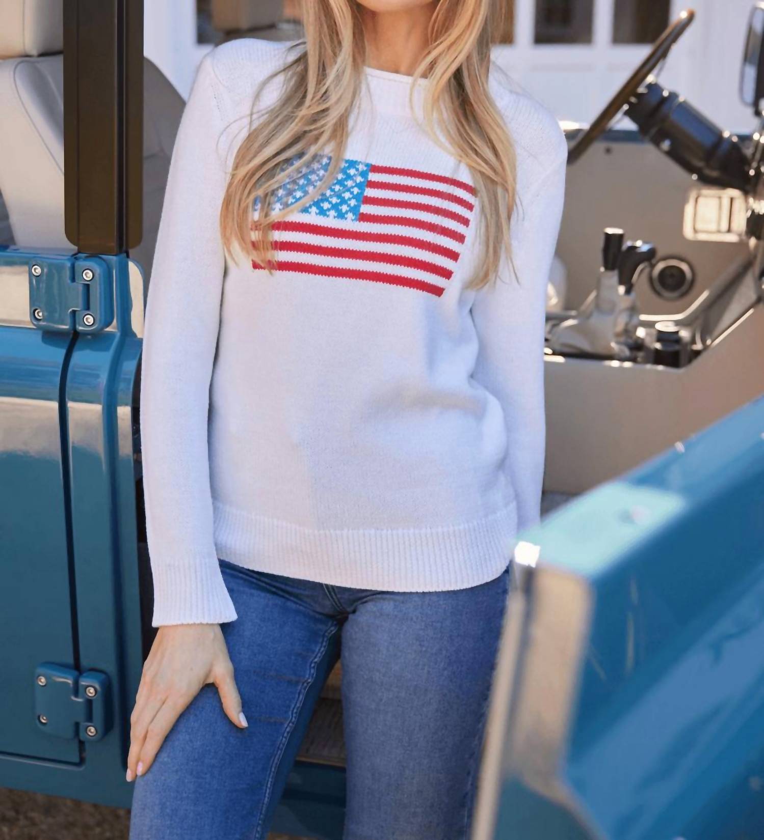 Sail To Sable - Roll Neck Flag Sweater
