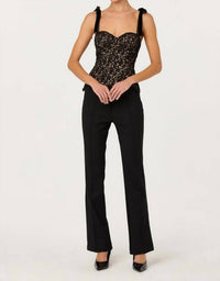 Astr - Donne Floral Lace Bustier Top