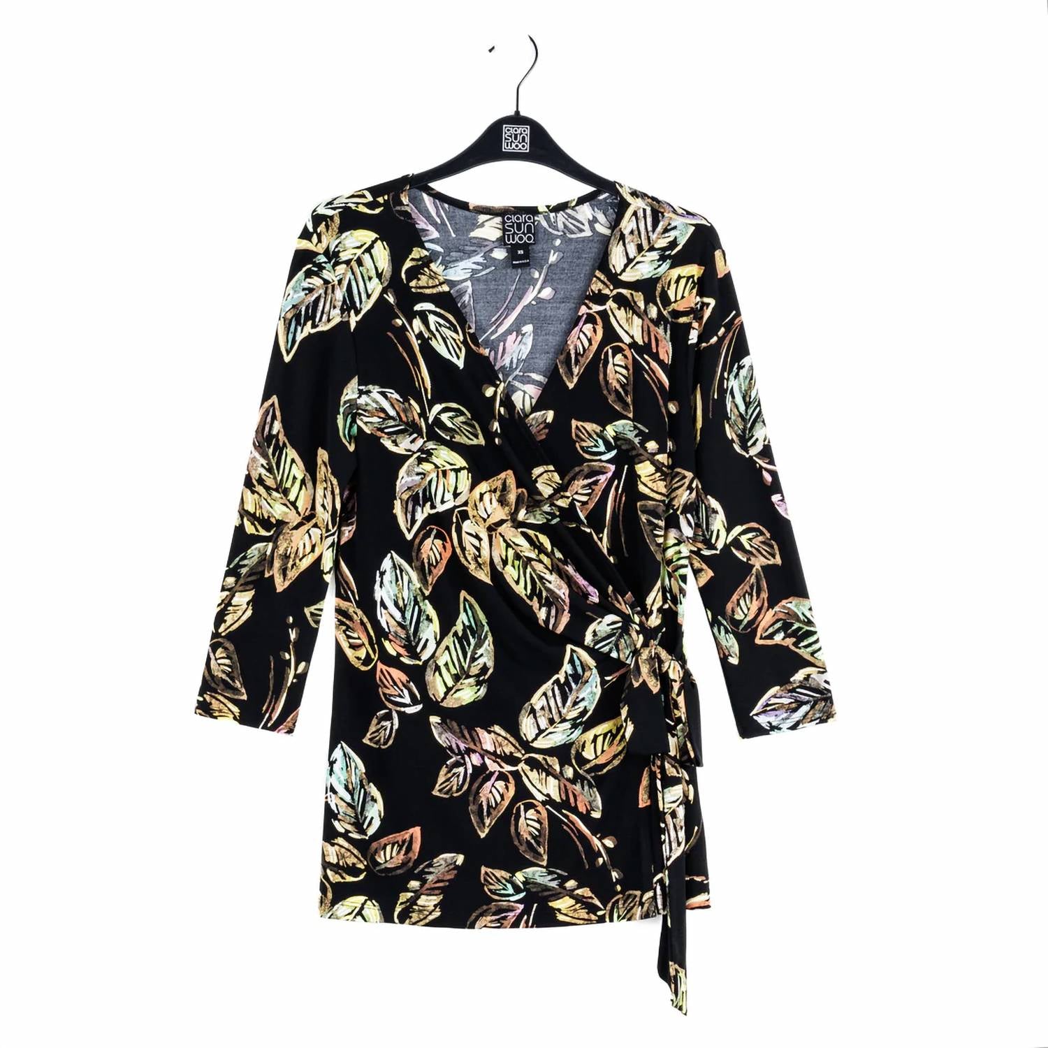 Clara Sunwoo - V-neck wrap top