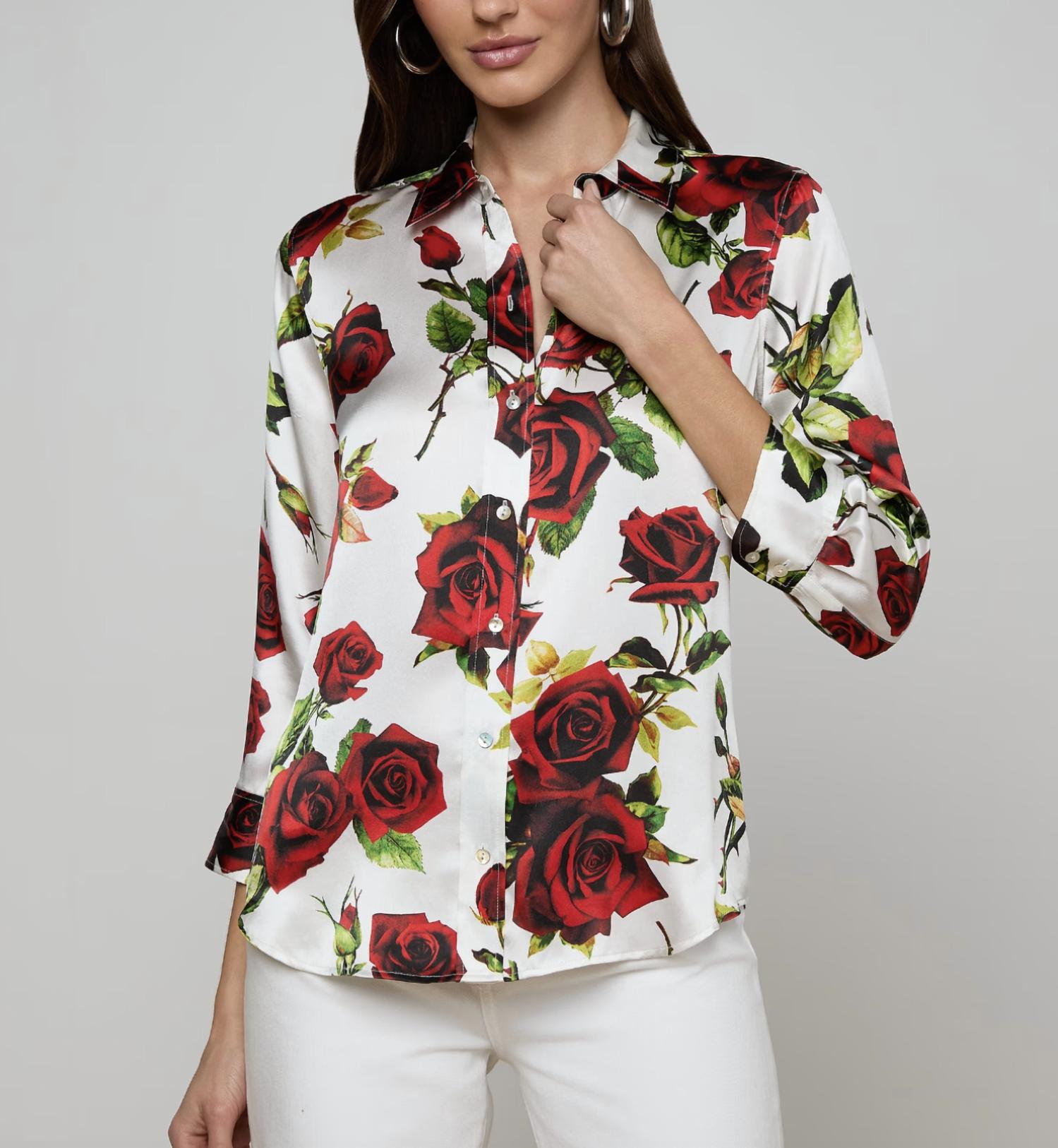 L'Agence - DANI SILK BLOUSE