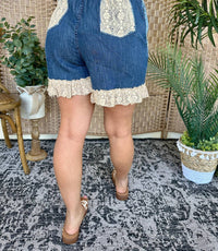 Young Threads - Boho Denim Shorts