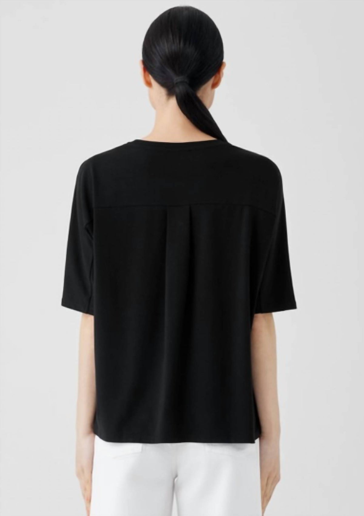 Eileen Fisher - Crew Neck Boxy Tee