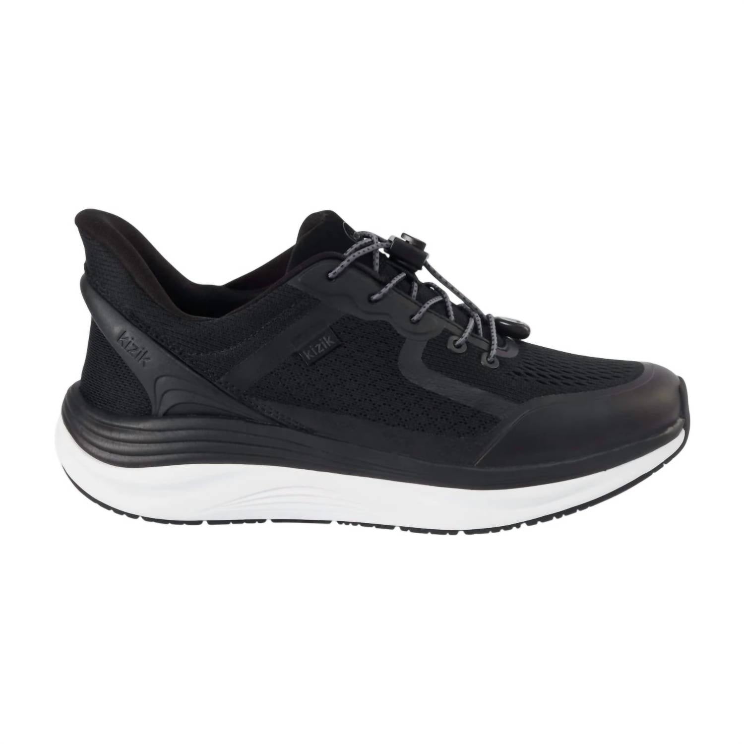kizik Men's London Comfort Sneakers in black - men's sneaker - view 6