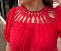 Joy Joy - Puff sleeve dress