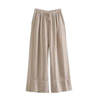 Sweetkama - Women's Elowen Criss Cross Tie Halter Top And Pant Set