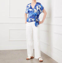 Karen Kane - Blouson Wrap Tie Top