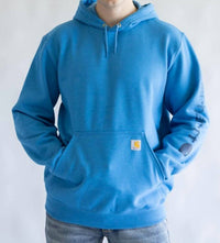 carhartt Men's Loose Fit Graphic Hoodie in blue - men's shirt