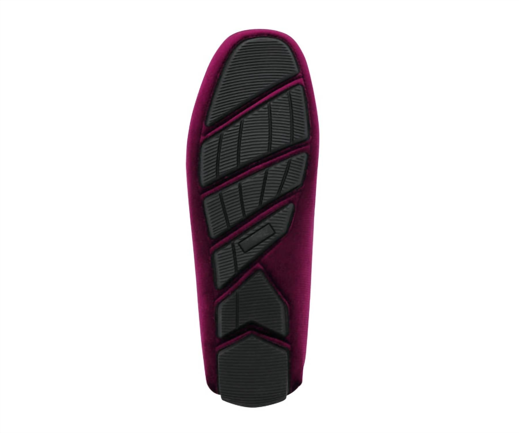 Amali Men's Bling Driving Shoe in burgundy - men's loafer - view 6