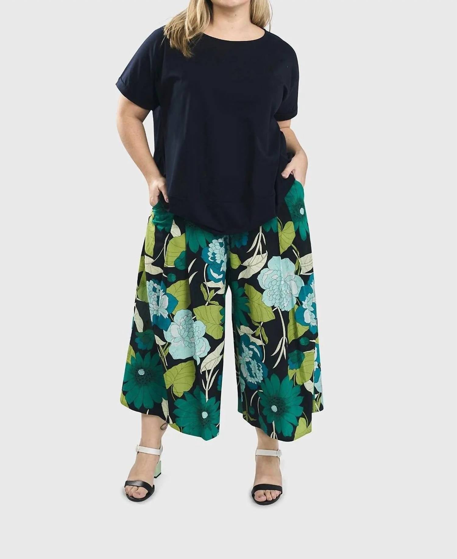 ALEMBIKA Cara Wide-leg Pants in floral - women's pants - view 6
