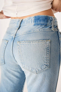 Amo - 143 Mid Rise Strait Leg Crop Jean