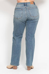 Judy Blue - High Waist Dad Straight Jeans