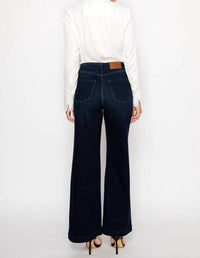 Artemis Vintage - Eco Friendly Ultra High Rise Slim Palazzo Sailor Jean