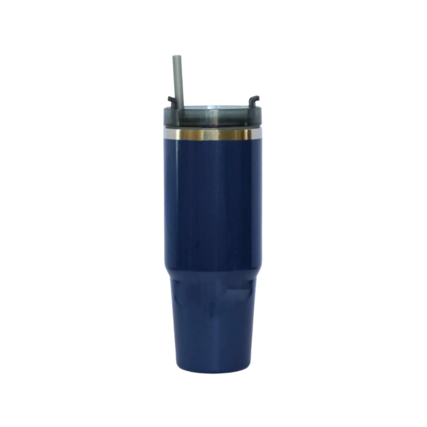 Creative Gifts International - Stainless Steel Tumbler with Straw