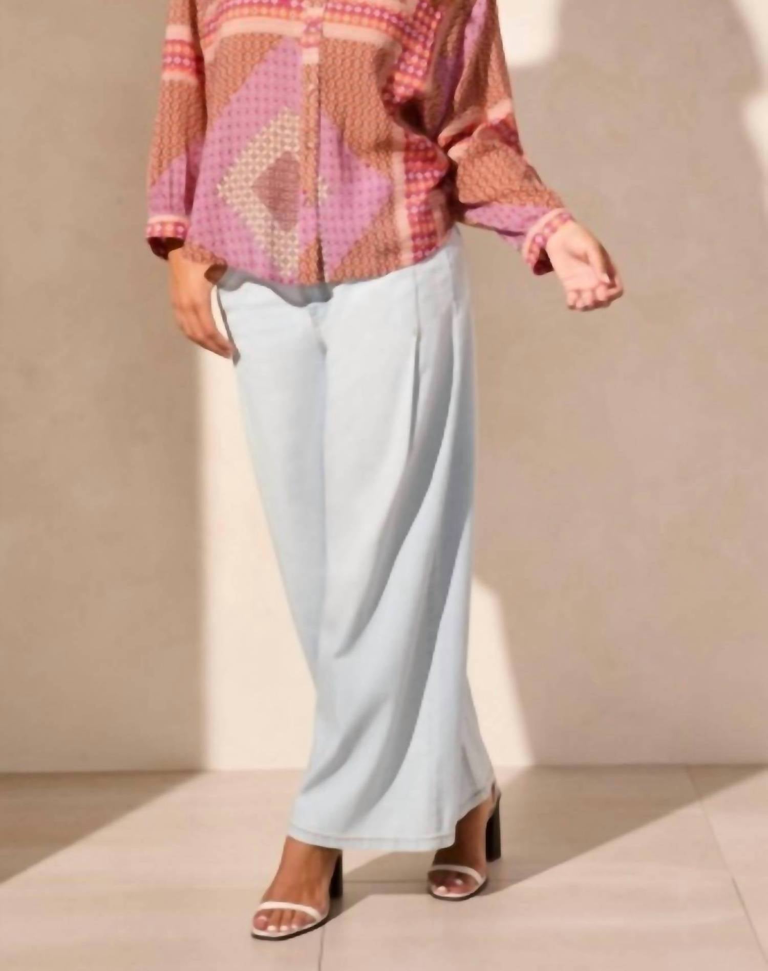 Tribal - Flowy Dolman Sleeve Blouse