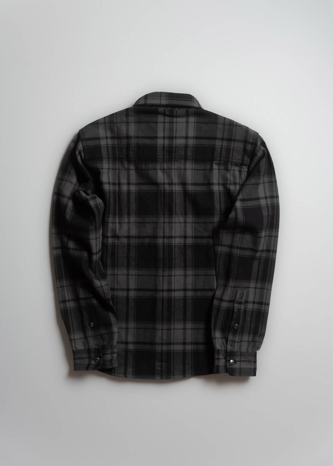 Iron & Resin Men's Slab Shirt in black - men's shirt - detail view