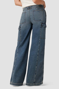 Hudson - Mid-rise Wide Leg Cargo Jeans