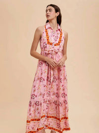 In-Loom - Floral Sleeveless Midi Dress