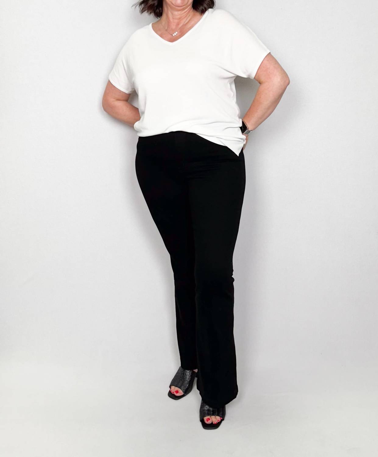 Spanx - High Rise Flare Jeans