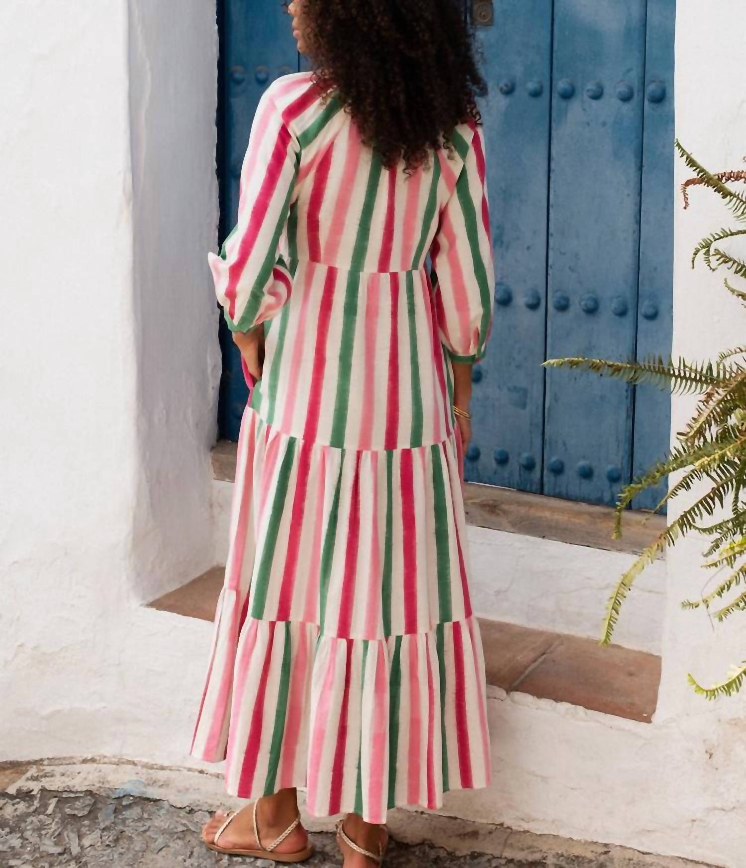 Pink City Prints - Manila Midi Dress