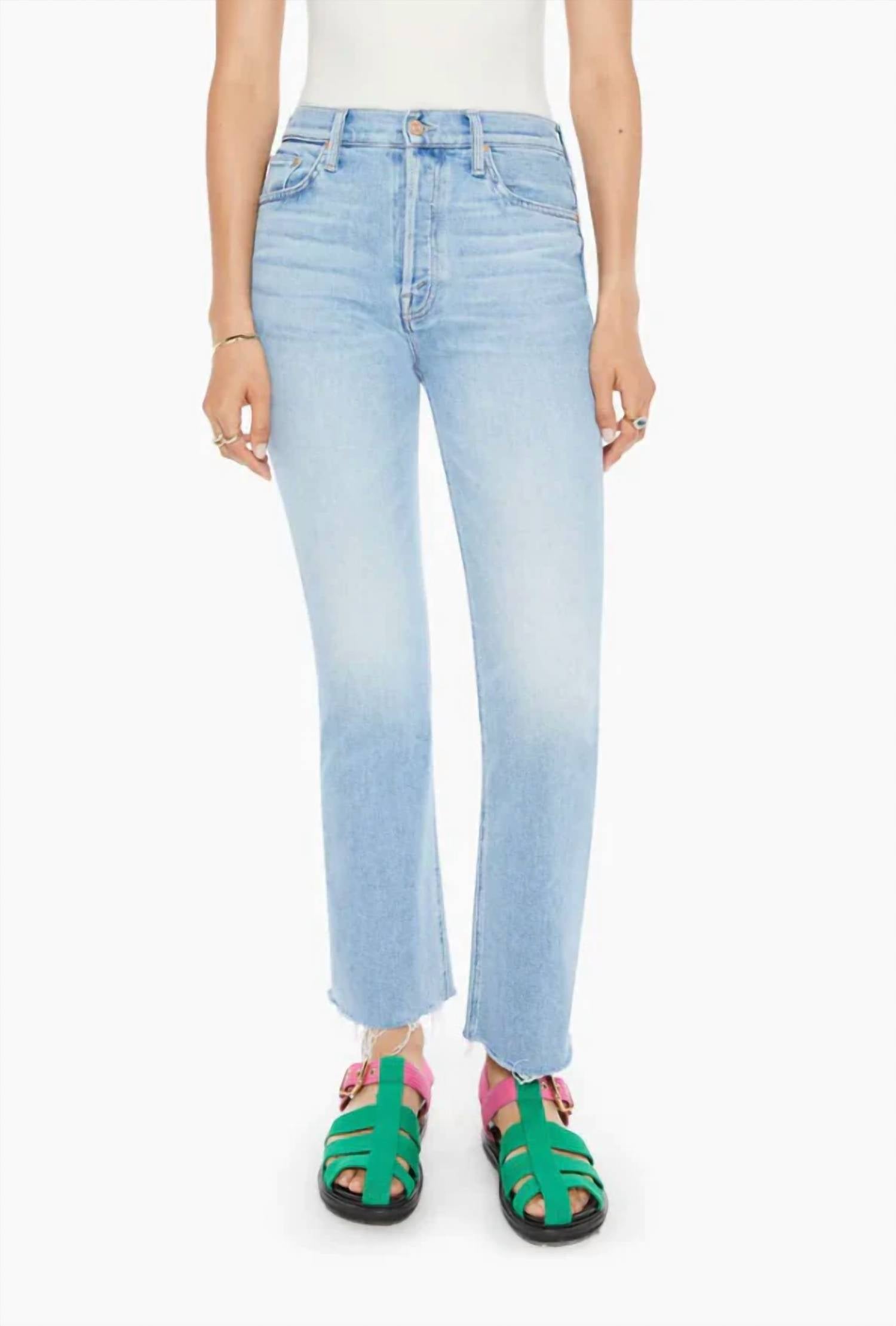 Mother - Tripper Flood Fray Hem Jeans