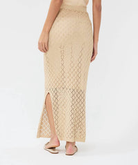 Esqualo - Small Diamond knit skirt
