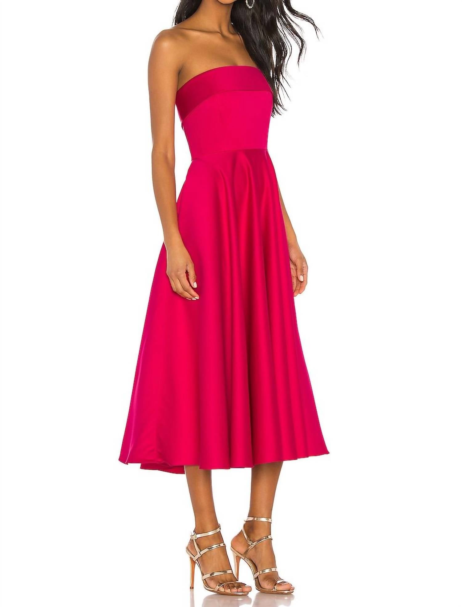 Jay Godfrey - Pettigrew Strapless Midi Dress