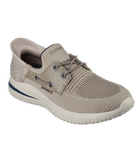 Skechers Men's Delson 3.0 Roth Slip-on Shoes in taupe - men's sneaker