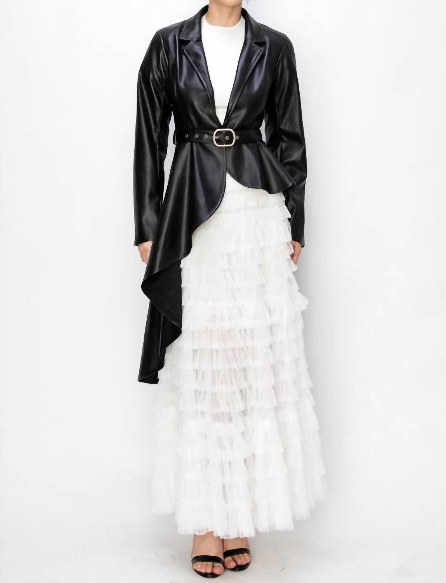 Ina Fashion - Vegan Leather Jacket