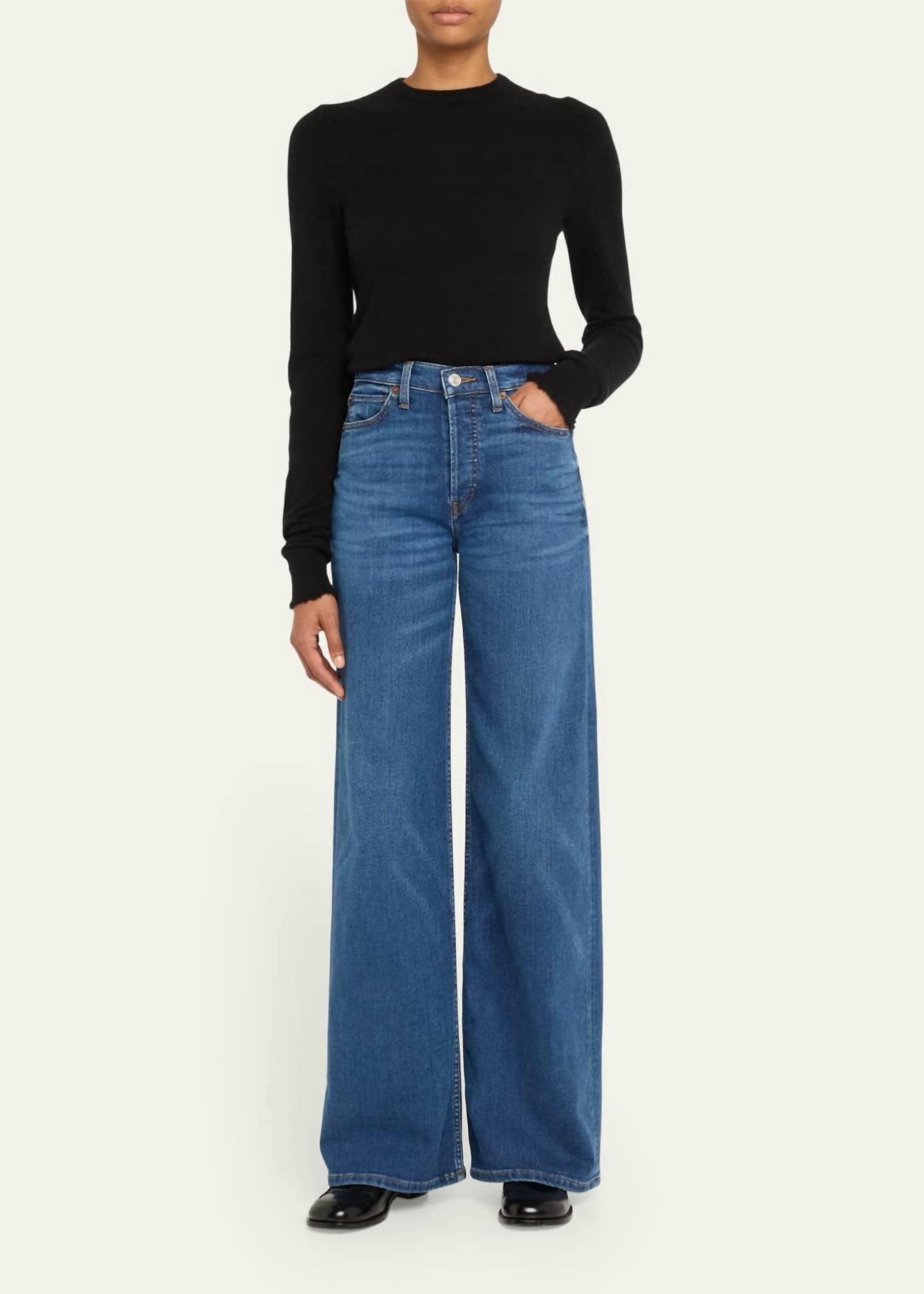 Re/Done - 70s Ultra High Rise Wide Leg Jeans