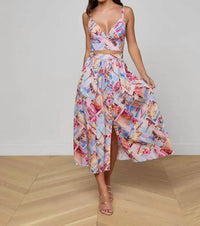 L'Agence - Seina Poplin Midi Skirt
