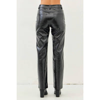 Idem Ditto - Metallic Straight Leg Pants