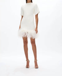 Rachel Gilbert Rita Mini Dress in ivory - women's dress - view 4