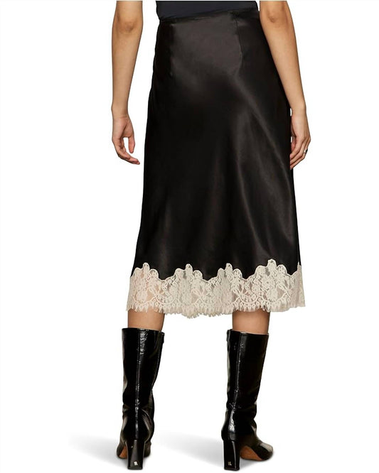 Sanctuary - One of a Kind Satin Midi Skirt