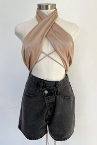 Beige Botany - Women's In The Moment Top