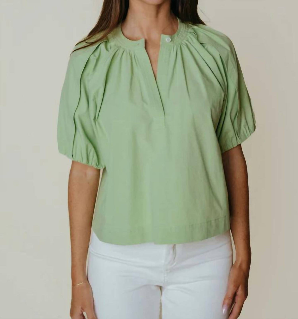 Laroque - Henley Short Sleeve Top