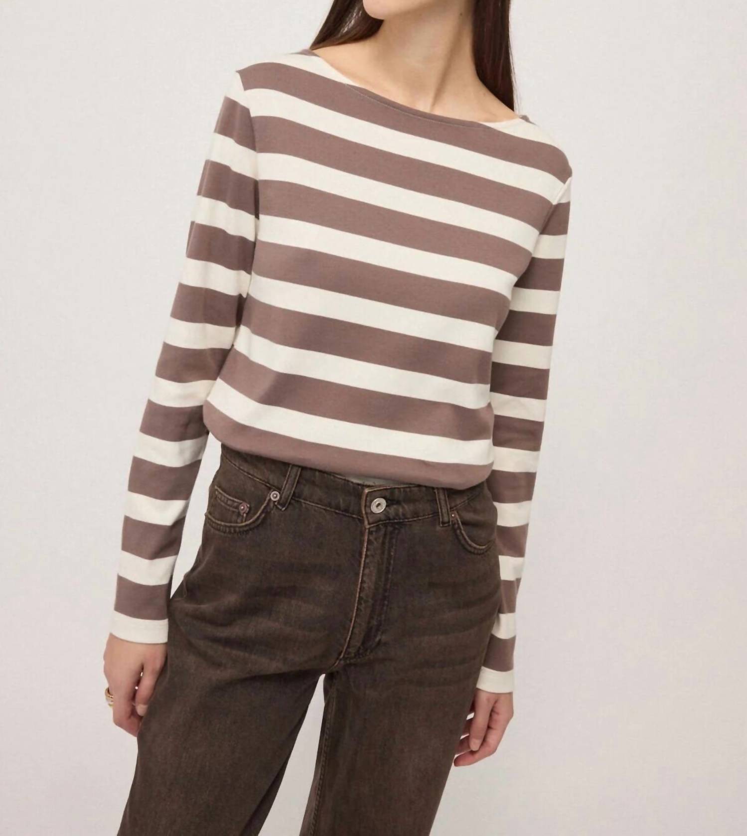 Ottod'Ame - Striped Long Sleeve T-shirt