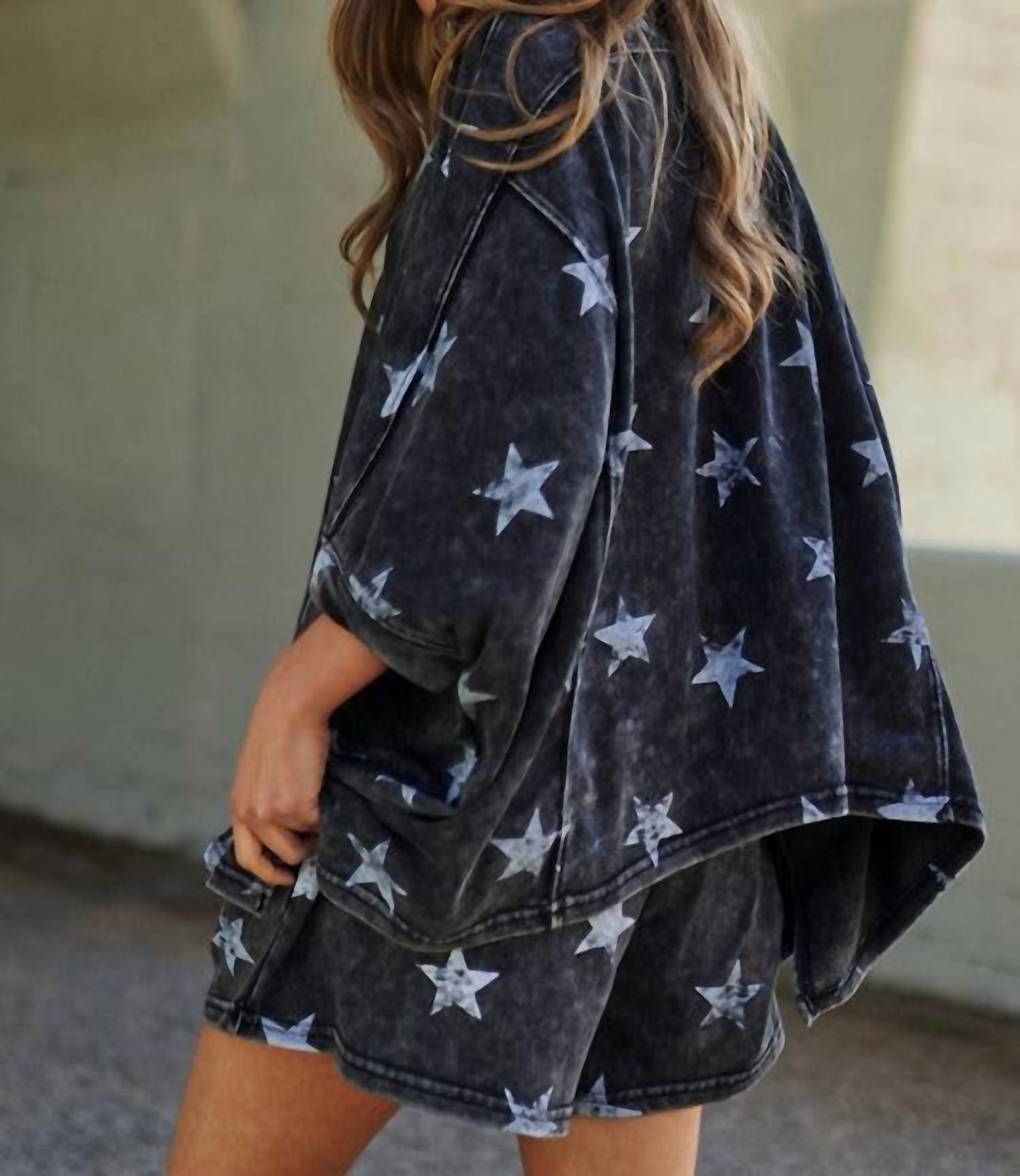 J.Nna - Leva Washed Star Lounge Set