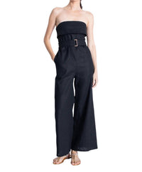 Karina Grimaldi - Dove Linen Jumpsuit