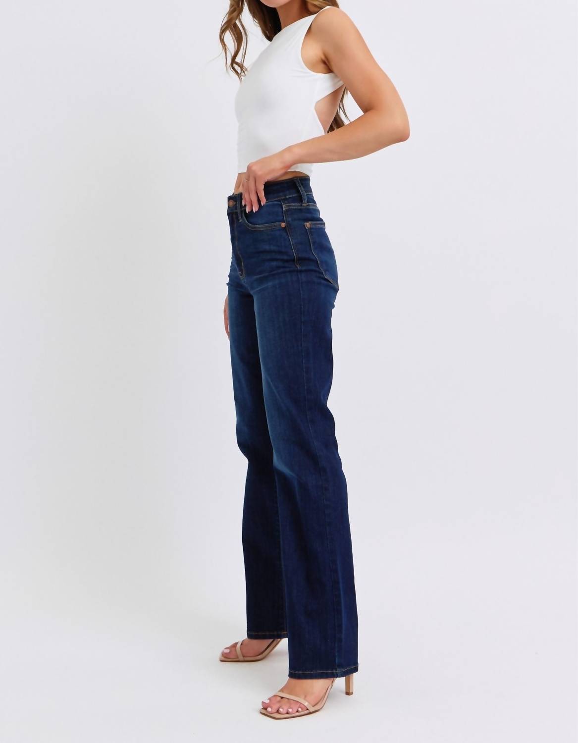 Judy Blue - High Waist Straight Leg Jeans