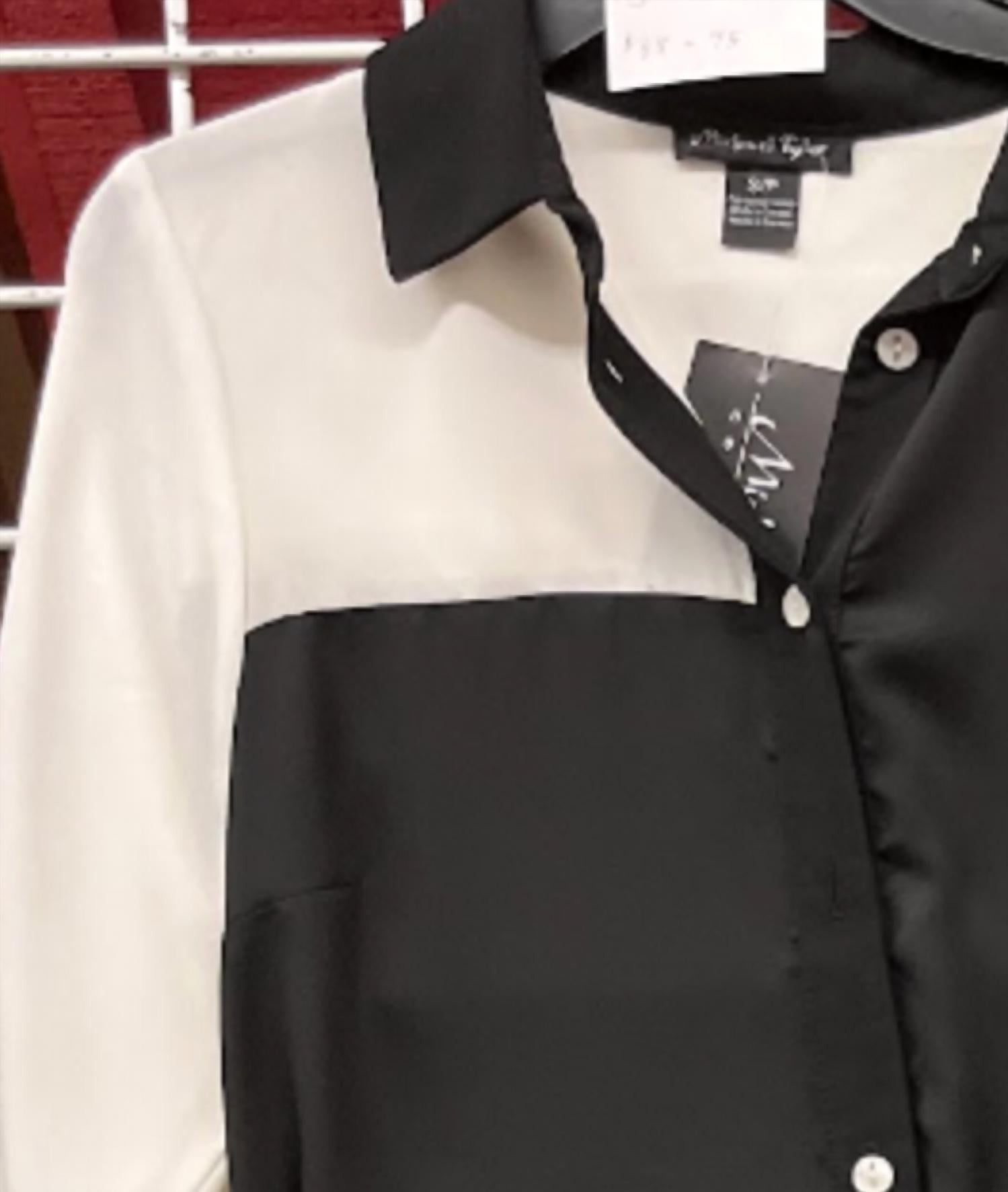 Michael Tyler - Women's Color Block Blouse