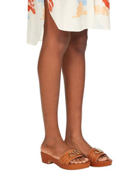 Salvatore Ferragamo - Women's Leather Heeled Sandals