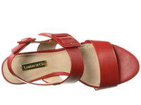 Louise Et Cie - Women's Putnam Open-toe Silhouette Stacked Wedge Heel Sandals