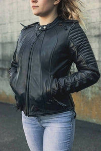 First Mfg Co. - Biker Motorcycle Leather Jacket
