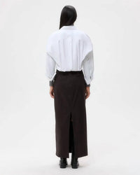 Twp - Taken Cropped Button-down Top