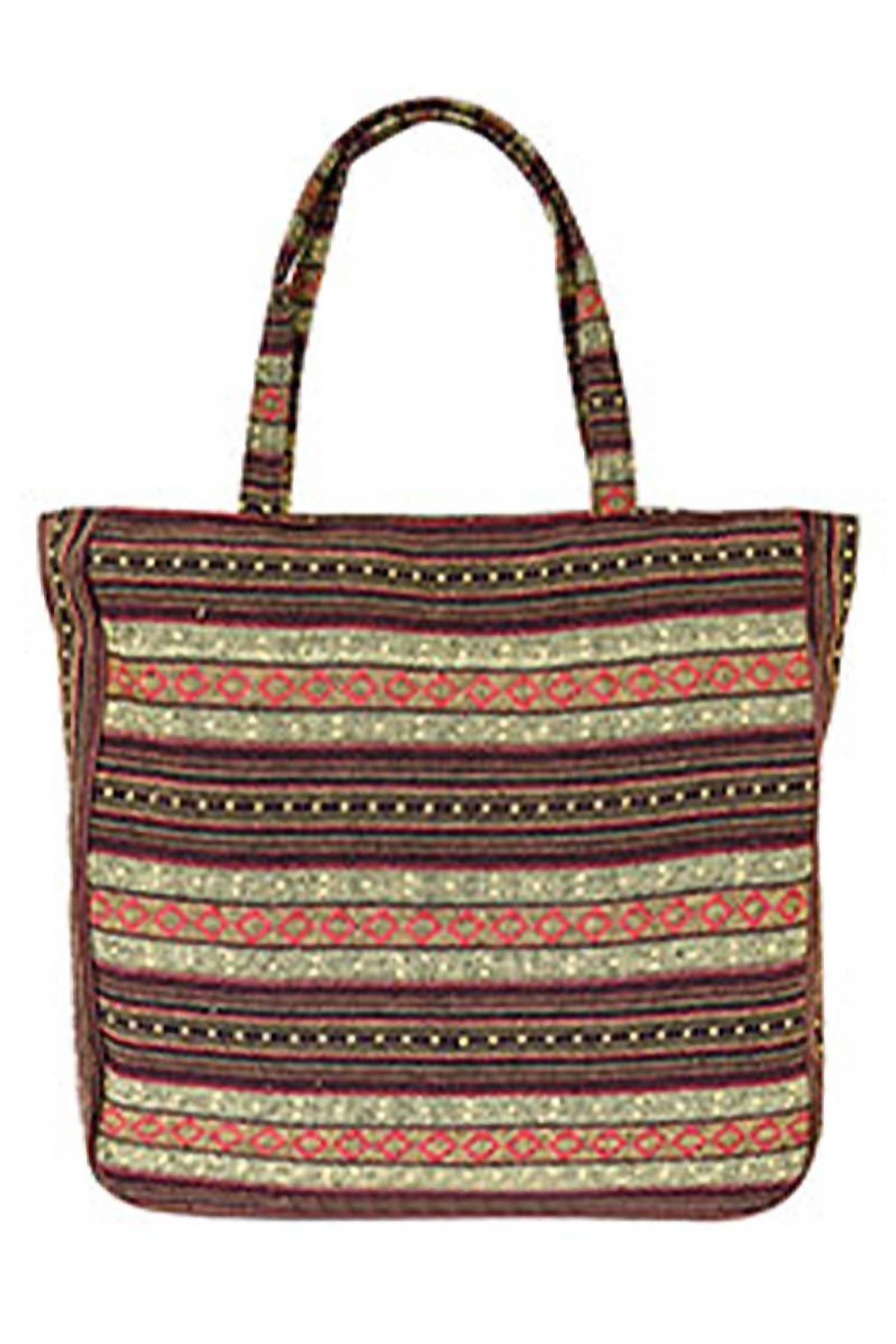Cap Zone - Women's Tapestry Woven Canvas Tote Bag