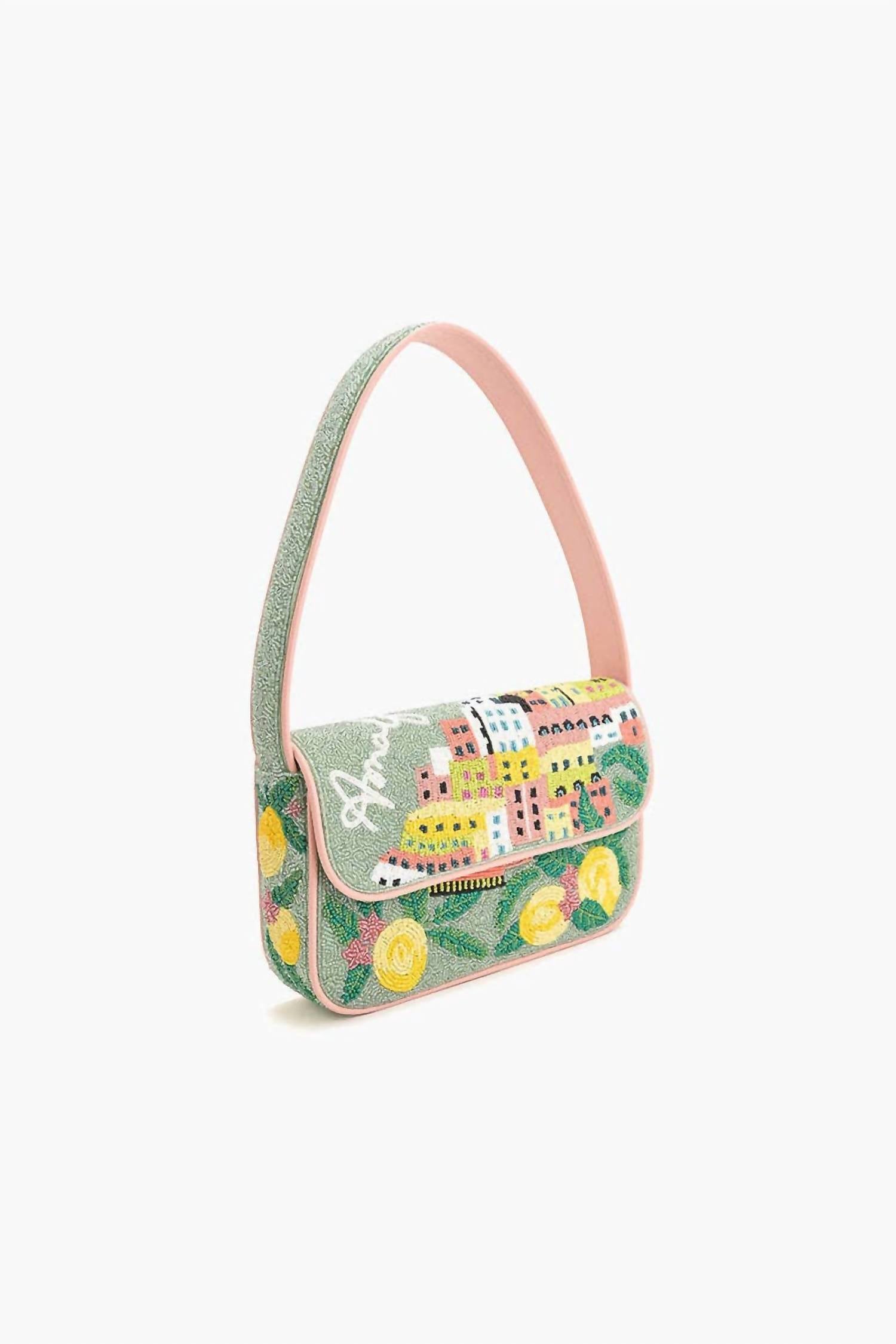 America & Beyond - Women's Amalfi Dreams Beaded Shoulder Bag