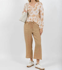 Elliott Lauren - Daydreaming Printed V Neck Sweater