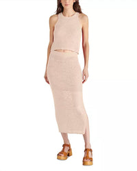 STEVE MADDEN Hannah Sweater Tank Top in oatmeal - women's tank top - view 4